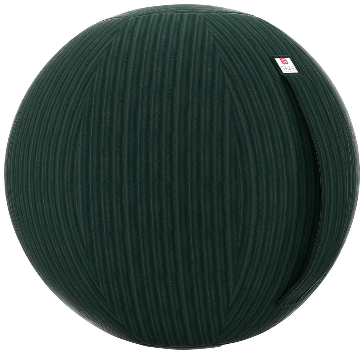 SITZBALL Cord  - Grün, Design, Textil (65cm) - Stylife