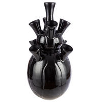 BODENVASE  - Schwarz, Basics, Metall (35/63cm)