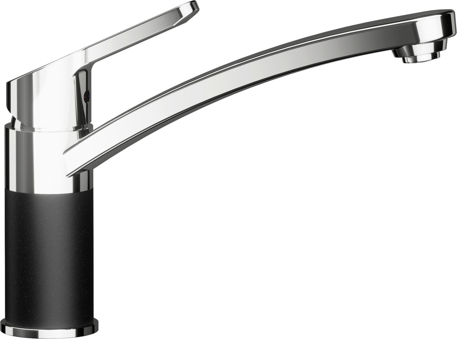 KÜCHENARMATUR 598000PUR  - Schwarz, Basics, Stein/Metall (5/17,8/20,5cm) - Schock