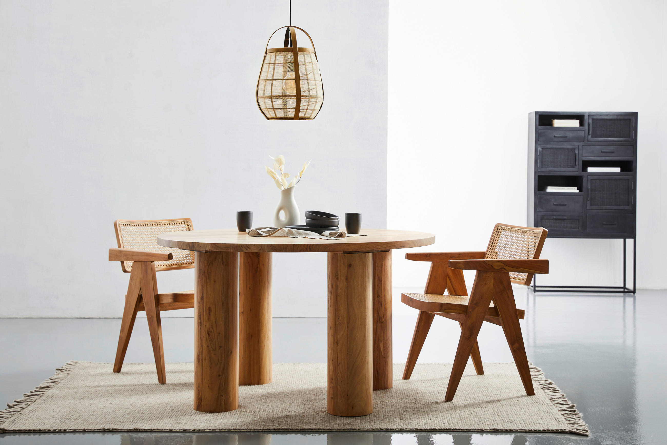 ESSTISCH in Holz 130/130/76 cm  - Akaziefarben, MODERN, Holz (130/130/76cm) - Livetastic