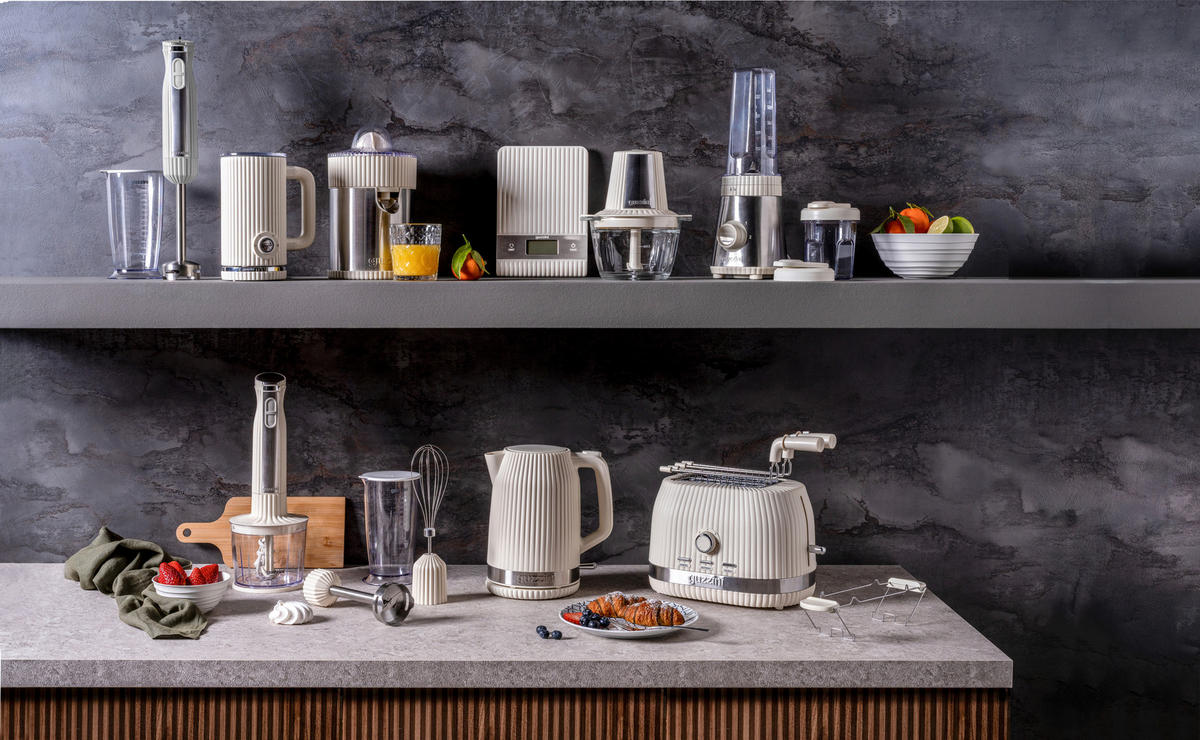 SJECKALICA UNIVERZALNA Sous Chef  - krem, Basics, staklo/plastika (1l) - GUZZINI