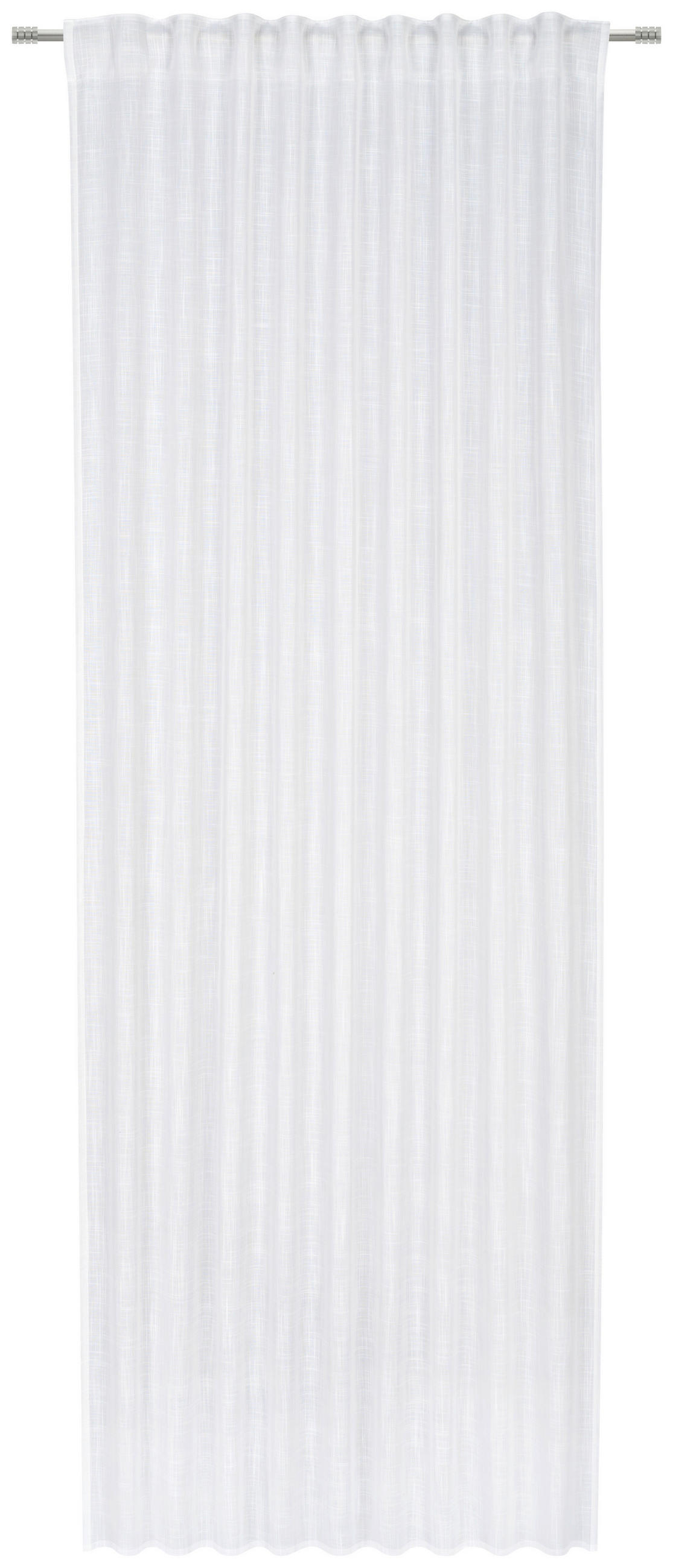 FERTIGVORHANG halbtransparent  - Weiß, Basics, Textil (140/245cm) - Boxxx