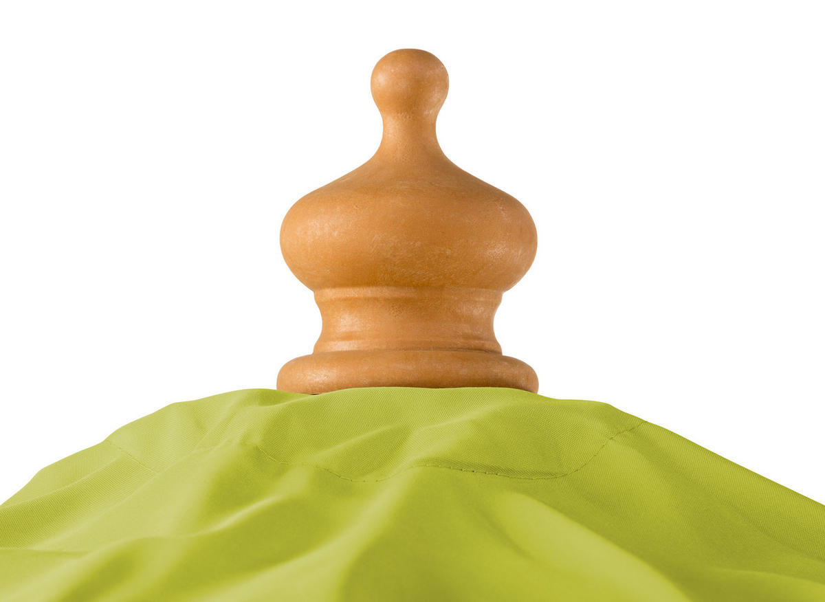 SONNENSCHIRM   - Waldgrün/Buchefarben, Basics, Textil/Metall (300/257cm) - Schneider