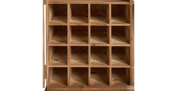 BARSCHRANK Tanne massiv Naturfarben, Schwarz  - Schwarz/Naturfarben, LIFESTYLE, Holz/Metall (84/92/46cm) - Landscape