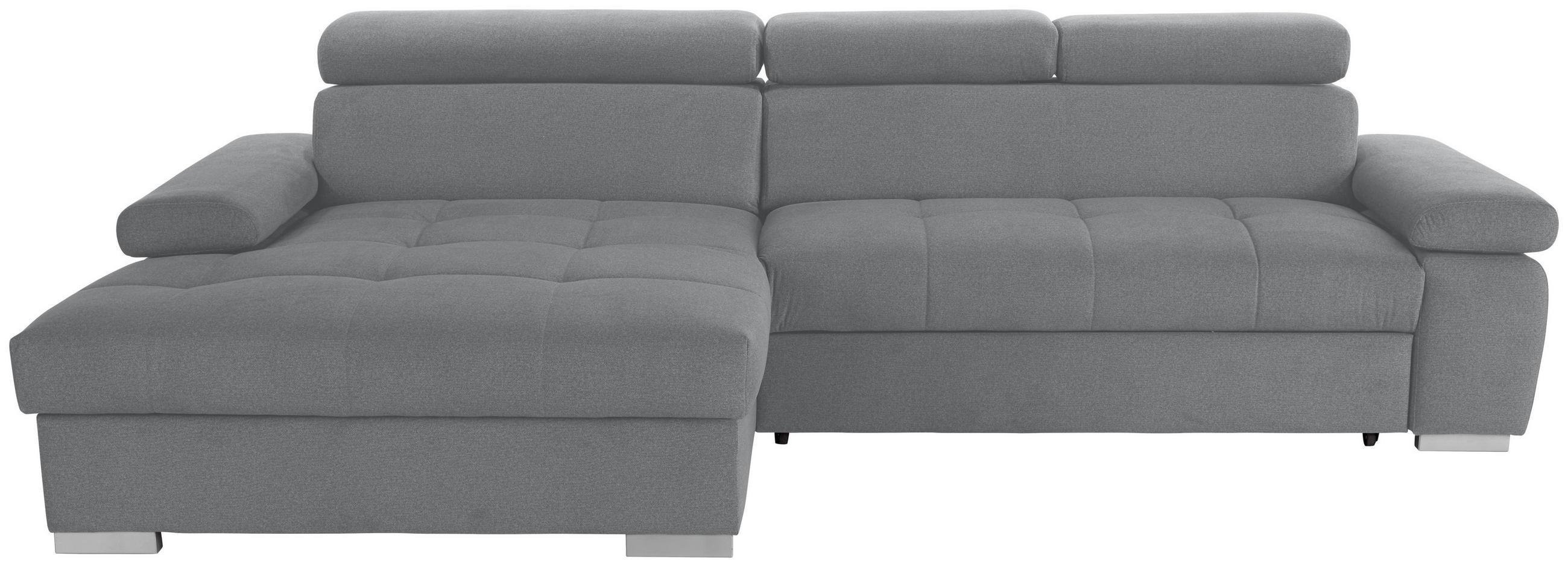 COLȚAR textil gri  - argintiu/gri, Design, lemn/textil (183/292cm) - Modern Living