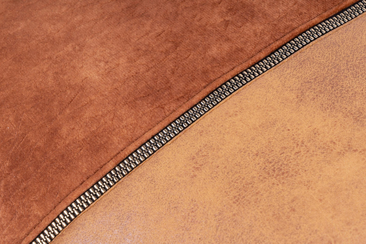 ZIERKISSENSET 2-teilig 30x45/50x45 cm  - Terracotta/Cappuccino, KONVENTIONELL, Textil (30x45/50x45cm)