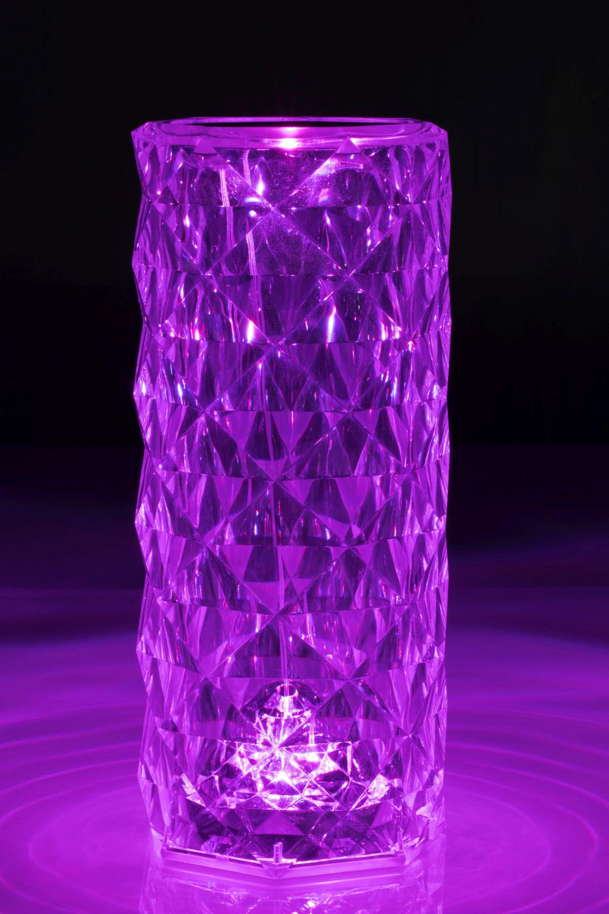 DEKORAČNÍ LED SVÍTIDLO, dálkový ovladač, dotykový stmívač, 9/22 cm  - průhledné, Lifestyle, plast (9/22cm) - Novel