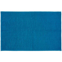 Badematte 2er-Set Ylvi Petrol 50/80 cm  - Petrol, Basics, Kunststoff/Textil (50/80cm) - Boxxx