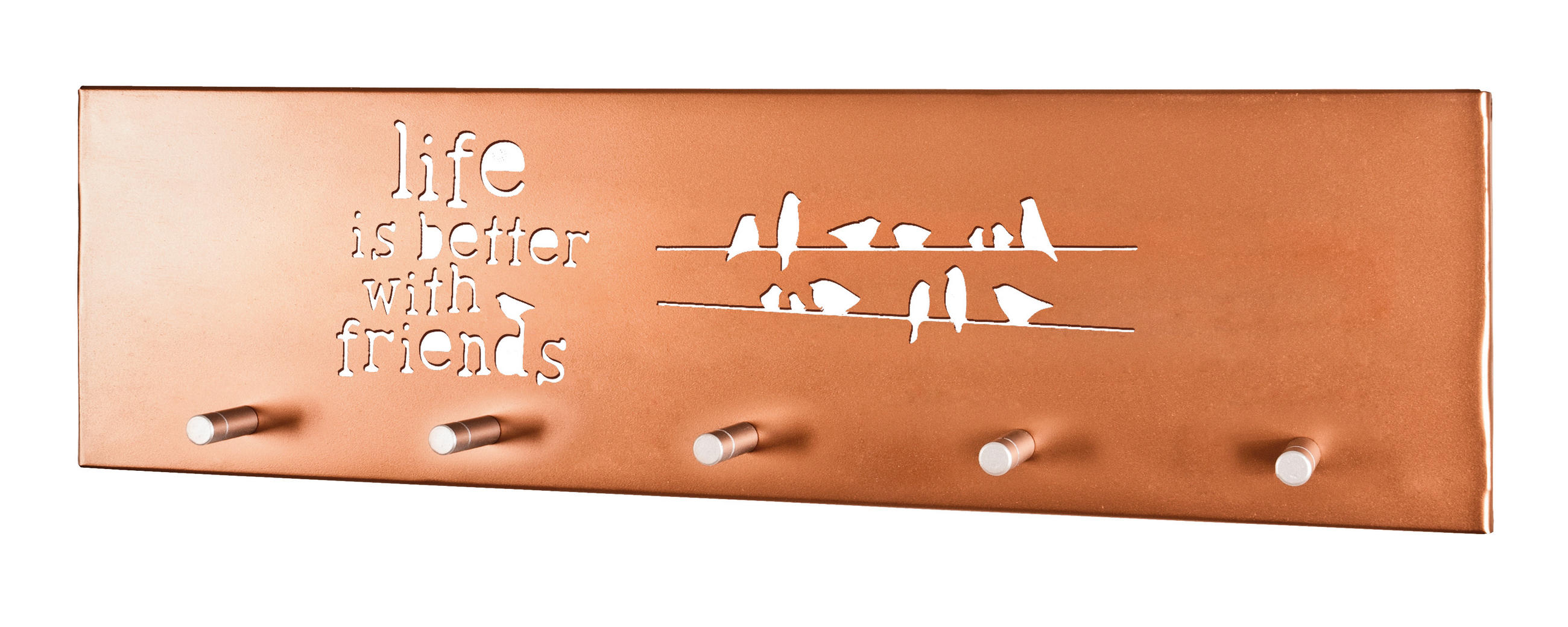 ZIDNI ČIVILUK  bakarna  metal  - bakarna, Dizajnerski, metal (60/14/4cm)