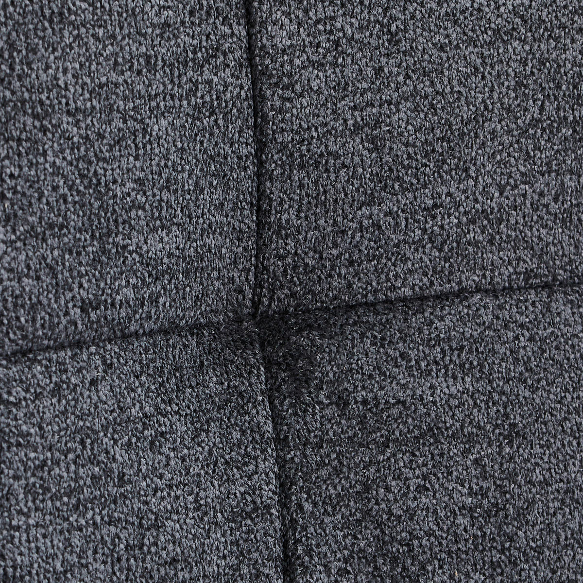 ARMLEHNSTUHL  in Eisen Mikrofaser  - Dunkelgrau/Schwarz, Modern, Holz/Textil (58/94/61cm) - Livetastic