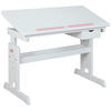 BUREAU DE JEUNESSE 109/55/63-96 cm  in Blau, Rosa, Weiss  - Blau/Weiss, Basics, Holz/Holzwerkstoff (109/55/63-96cm) - MID.YOU