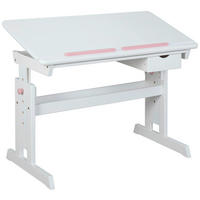 BUREAU DE JEUNESSE 109/55/63-96 cm  in Blau, Rosa, Weiss  - Blau/Weiss, Basics, Holz/Holzwerkstoff (109/55/63-96cm) - MID.YOU