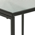BEISTELLTISCH 40/40/40 cm Schwarz quadratisch  - Schwarz, Basics, Glas/Metall (40/40/40cm) - Xora