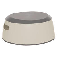 TRITTHOCKER Luma Almond  - Taupe, Basics, Kunststoff (20/30/15.5cm) - Luma