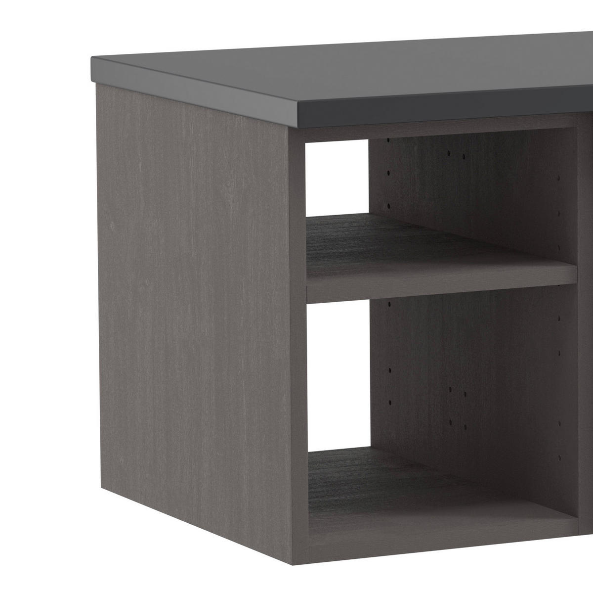WASCHBECKENUNTERSCHRANK 120/41/47 cm  - Graphitfarben/Grau, Modern, Holzwerkstoff (120/41/47cm) - Held