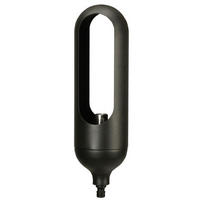 CLICK UP FACKEL - Schwarz, Basics, Metall (11,5/11,5/37cm) - Gardena