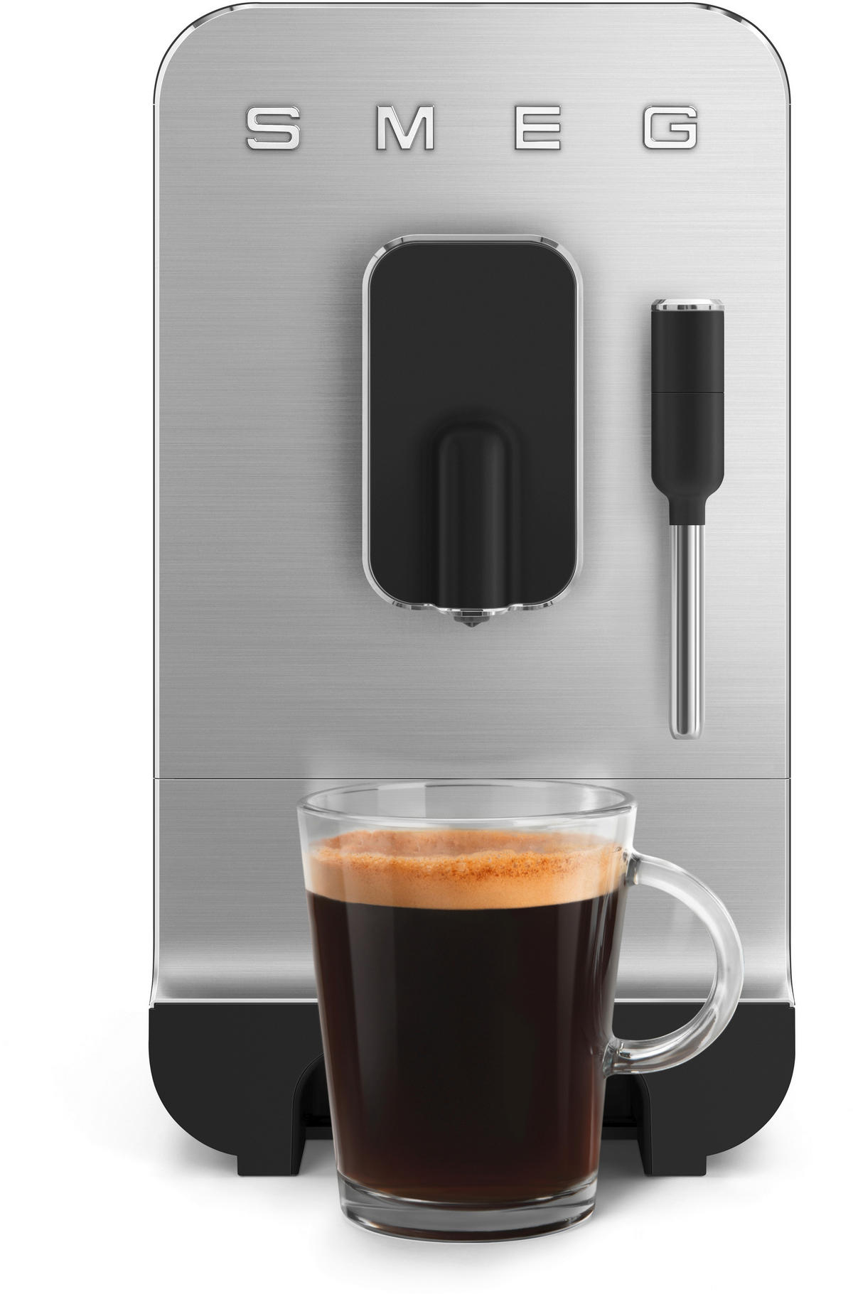 KAFFEEVOLLAUTOMAT 50'S STYLE  - Edelstahlfarben/Schwarz, Basics, Kunststoff/Metall (18/33,6/43,3cm) - SMEG