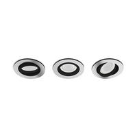 LED-STRAHLER Centura 3er Set 9/8 cm   - Alufarben, Basics, Kunststoff (9/8cm) - Philips HUE
