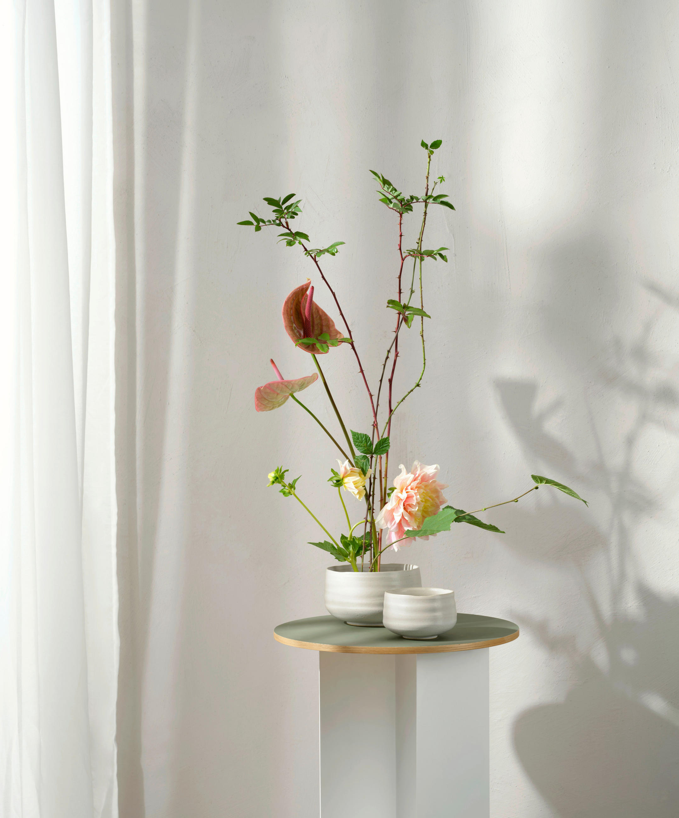 SCHALE Moribana   - Beige, MODERN, Keramik (16,5/9,5cm) - ASA