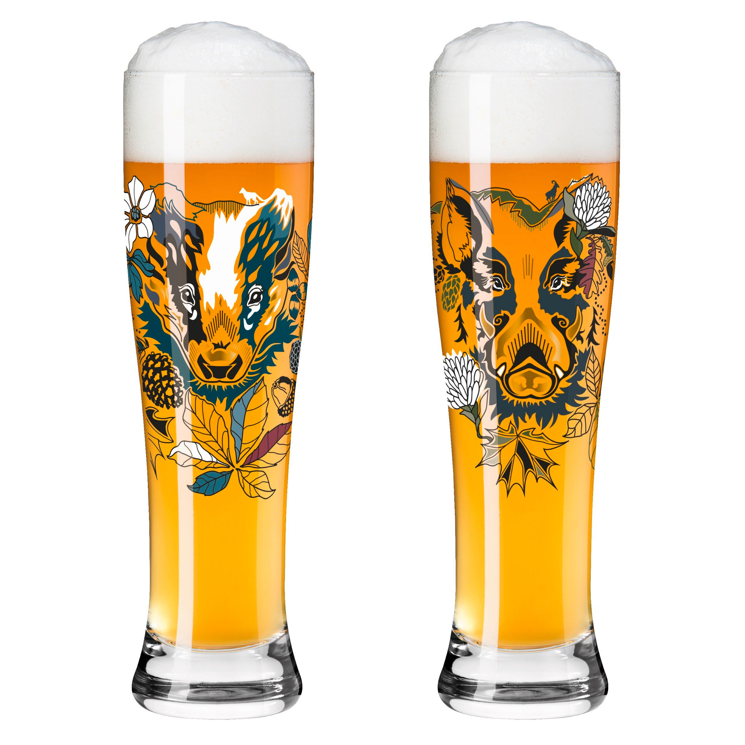 GLÄSERSET Brauchzeit 2-teilig  - Multicolor, Trend, Glas (16,2/26,6/8,1cm) - Ritzenhoff