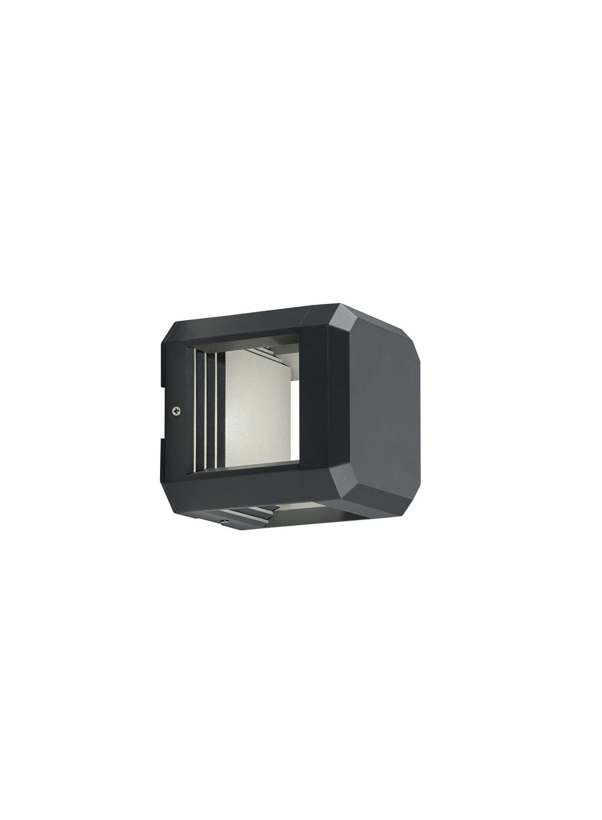 VÄGGLAMPA FÖR UTOMHUS - antracit, Design, metall (15/15/16cm) - Trio Leuchten