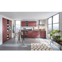 EINBAUKÜCHE EASYTOUCH  - Rot, Design, Holzwerkstoff - Nobilia