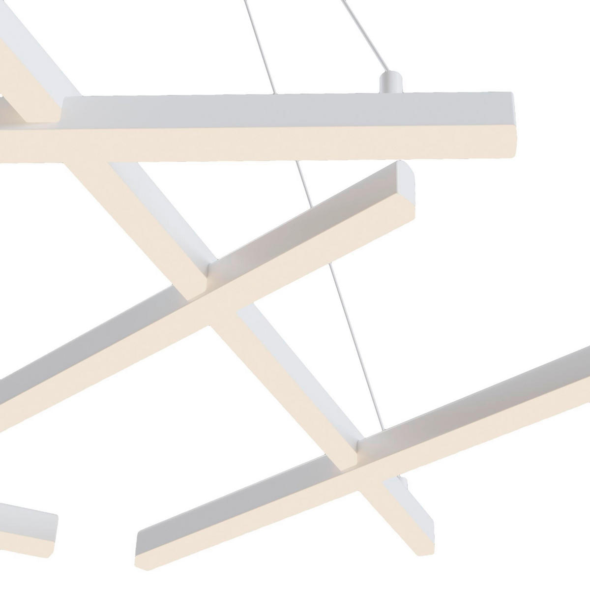 PENDELLEUCHTE 101/66/5,5 cm    - Weiss, Trend, Metall (101/66/5,5cm) - MAYTONI