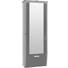GARDEROBENSCHRANK Strukturbuche furniert lackiert Braun, Buchefarben - Buchefarben/Alufarben, Design, Glas/Holz (62/186/31cm) - Dieter Knoll