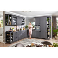 EINBAUKÜCHE 497  - Grau, Design, Holzwerkstoff - Celina