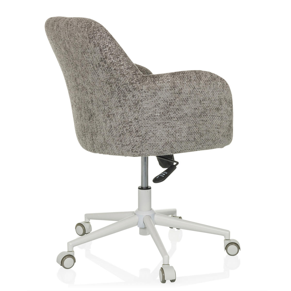 DREHSTUHL Grau  - Weiß/Grau, MODERN, Kunststoff/Textil (58/78/60cm) - MID.YOU