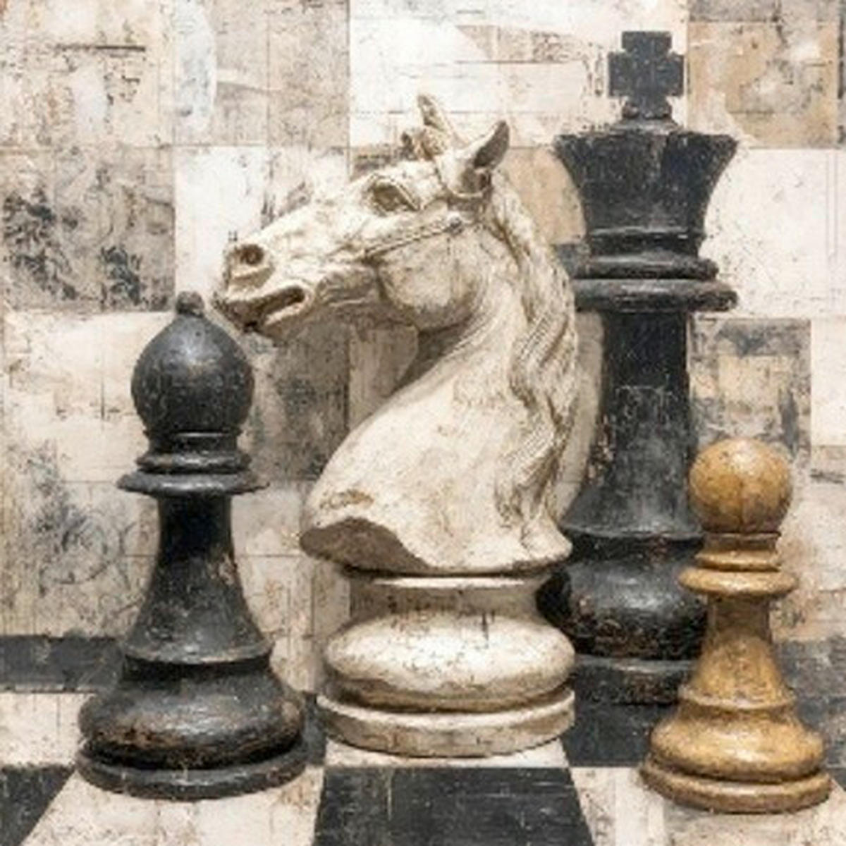 LEINWANDBILD 30/30 cm  - Multicolor, Basics, Holz/Papier (30/30cm) - Euroart