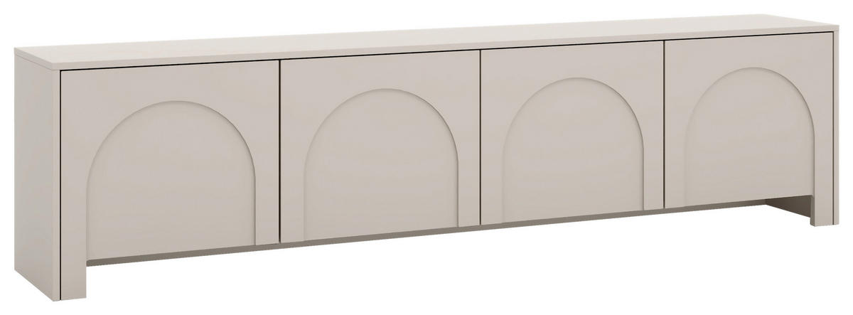 LOWBOARD Arco  in 203,5/51/35 cm  - Kaschmir, Design, Holzwerkstoff (203,5/51/35cm) - Boxxx