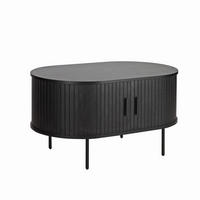 COUCHTISCH - Schwarz, Design, Holzwerkstoff/Metall (100/60/55cm) - Livetastic