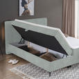BOXBETT 160/200 cm  in Hellgrau  - Hellgrau/Schwarz, Design, Holz/Holzwerkstoff (160/200cm) - Xora