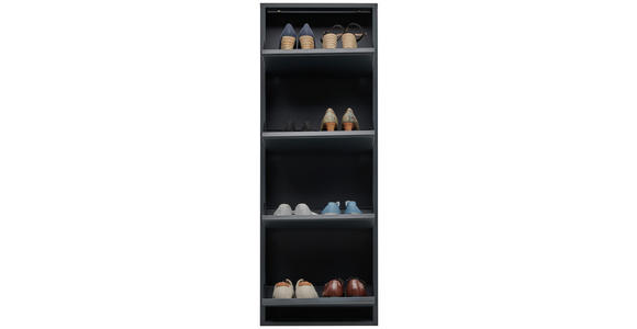 SCHUHKIPPER in 50/136,5/15 cm - Anthrazit, Basics, Metall (50/136,5/15cm) - Carryhome