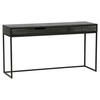 SCHREIBTISCH 140/44/75 cm  in Schwarz  - Schwarz, Design, Holz/Metall (140/44/75cm) - Carryhome