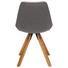 STUHL in Textil Eichefarben, Hellgrau - Eichefarben/Hellgrau, Design, Holz/Textil (49/87,5/56cm) - Carryhome STUHL in Textil Eichefarben, Hellgrau - Eichefarben/Hellgrau, Design, Holz/Textil (49/87,5/56cm) - Carryhome