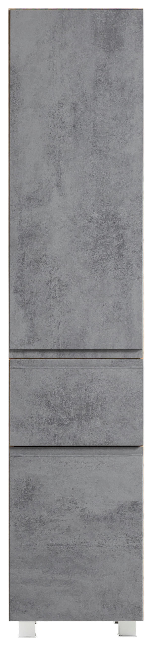 HOCHSCHRANK 40/180/35 cm  - Eiche Wotan/Hellgrau, Modern, Holzwerkstoff (40/180/35cm) - Held