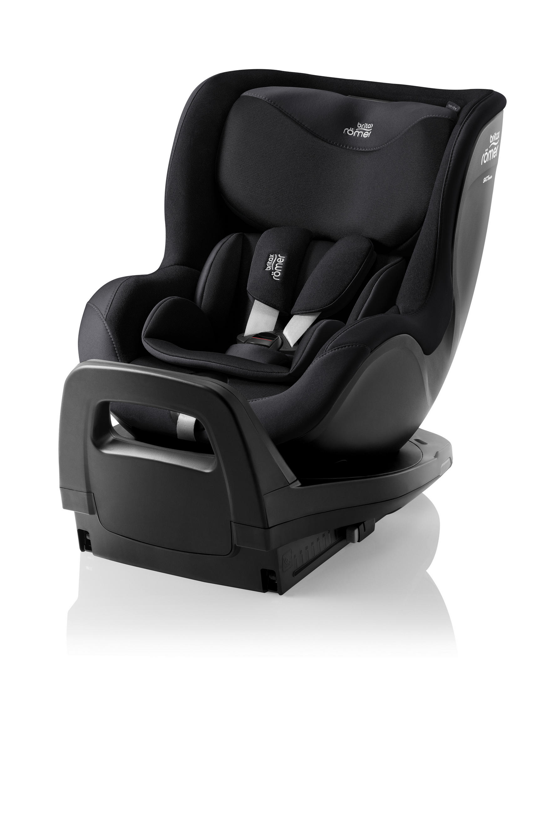 REBOARDER-KINDERSITZ Dualfix Pro M  - Schwarz, Basics, Kunststoff/Textil (44/48/74cm) - Britax Römer