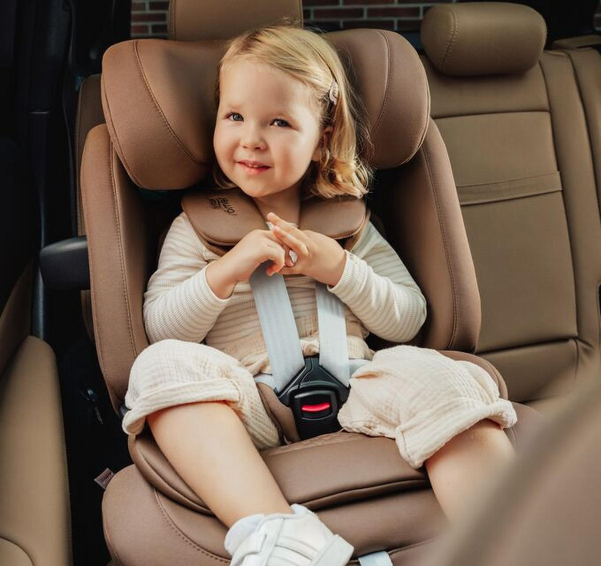 KINDERAUTOSITZ Advansafix Pro  - Cognac, Basics, Kunststoff/Textil (44/60/48cm) - Britax Römer