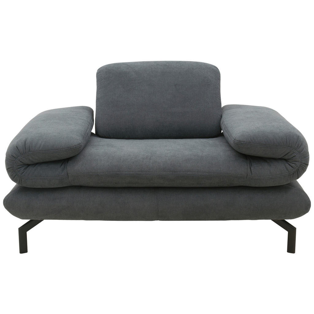 Thumbnail - Looks by W.Joop Sessel Looks Xiii, Dunkelgrau, Textil, Uni, 139x83x98 cm, Made in EU, FSC Mix, Wohnzimmer, Sessel, Polst...