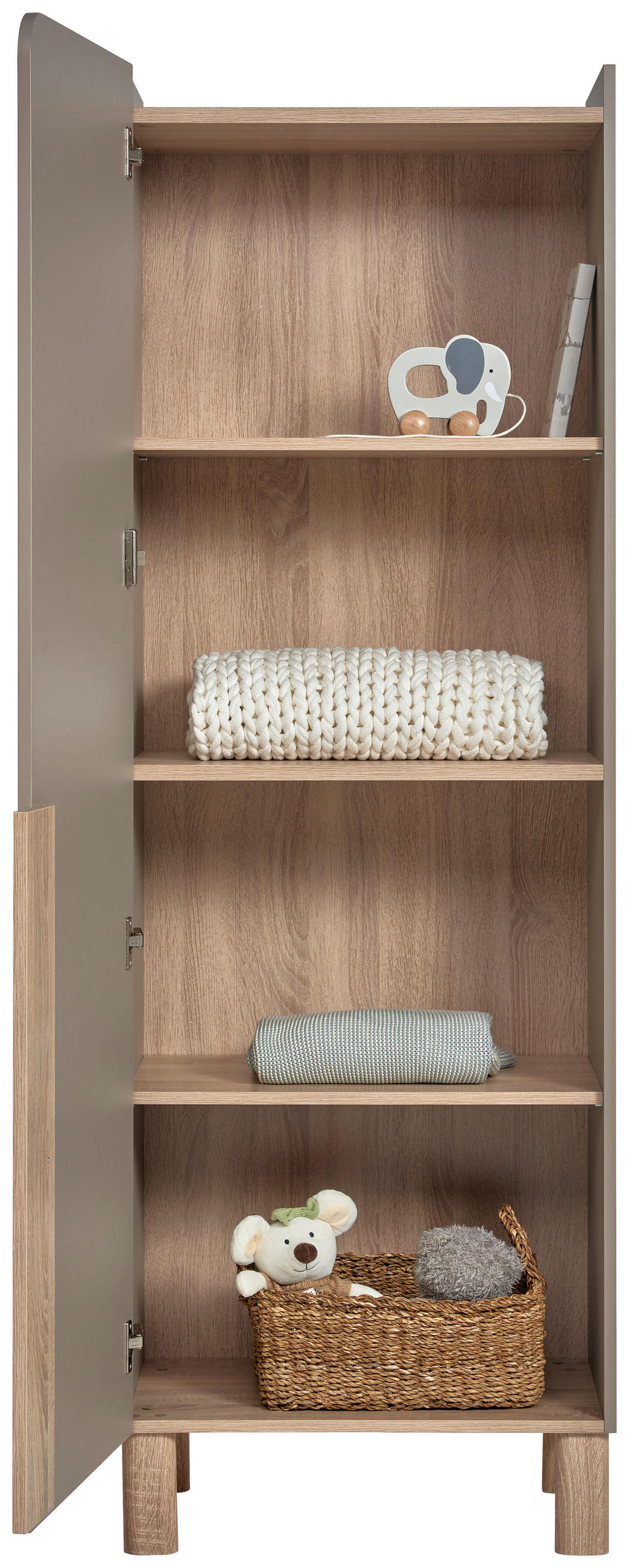 POMOĆNA POLICA - sonoma hrast/boja hrasta, Trendi, drvo/pločasti materijal (60/179/42cm) - Jimmylee