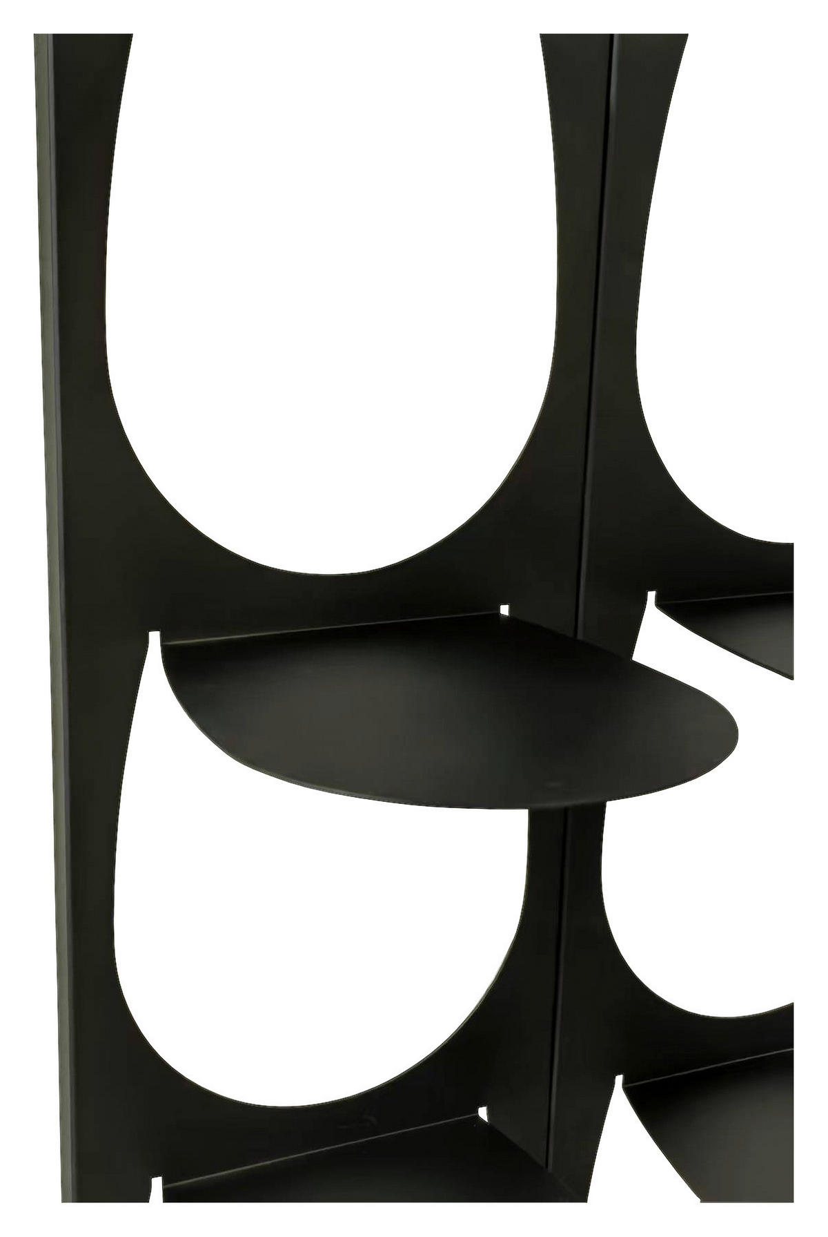 REGÁL NA TOPÁNKY, čierna, 30/100/30 cm - čierna, Basics, kov (30/100/30cm) - Carryhome