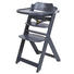 Hochstuhl Timba Buche Dark Grey - Grau, Basics, Holz (54,3/50/92cm) - Safety 1st