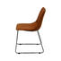 STUHL Lederlook Braun - Chromfarben/Braun, KONVENTIONELL, Textil (45/83/55cm) - Carryhome