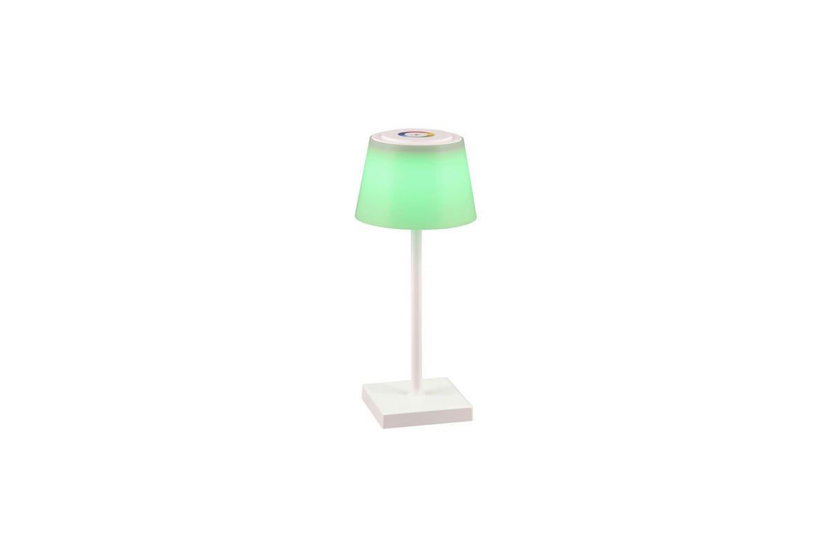 PORTABEL LAMPA Sanchez 13/30 cm   - vit, Klassisk, plast (13/30cm)