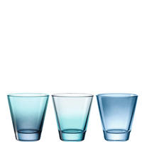 ČAŠA  215 ml  Salerno  - plava, Trend, staklo (8,5/9/8,5cm) - Leonardo