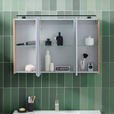 BADEZIMMER 102 cm  - Dunkelgrün/Weiß, Design, Glas/Keramik (102cm) - Novel