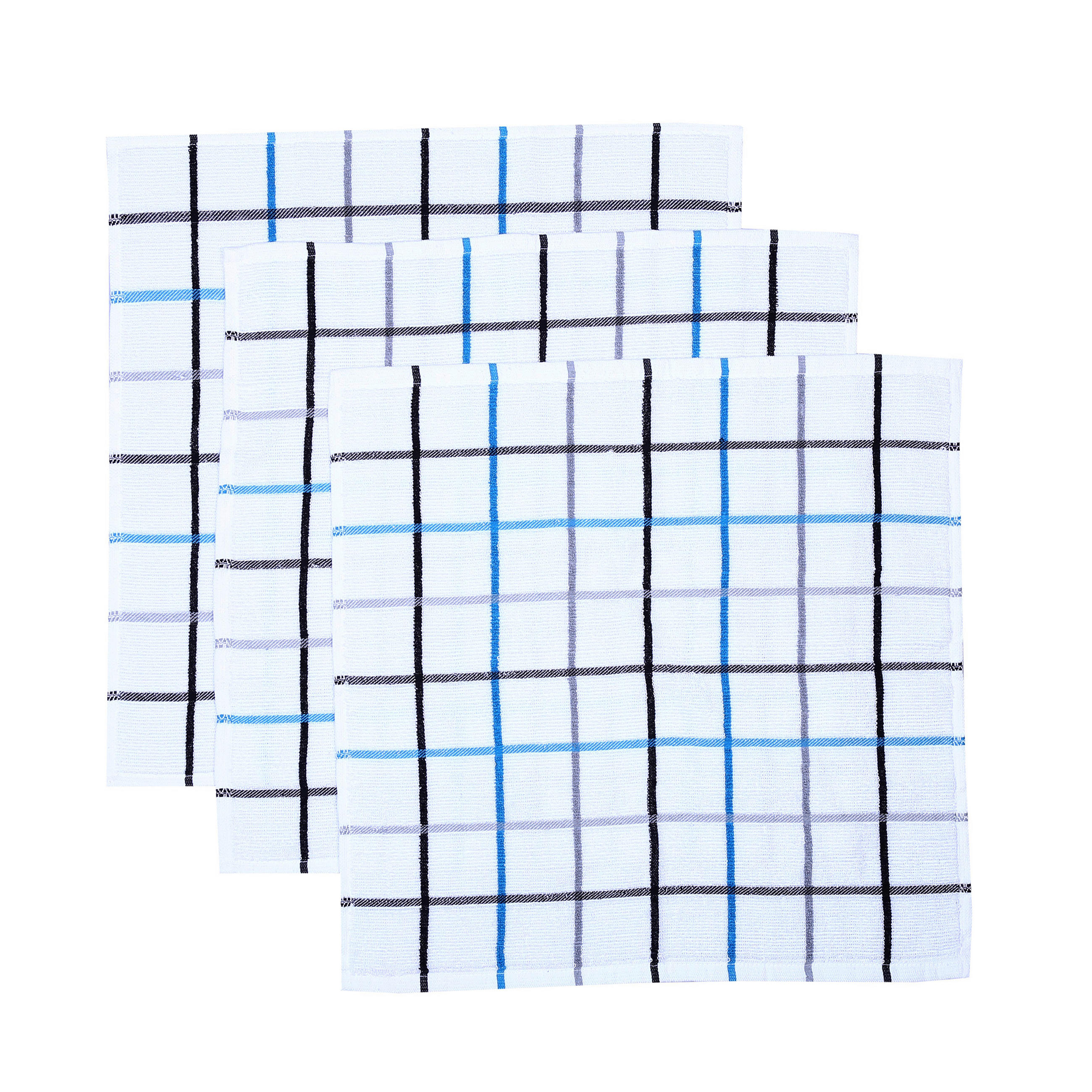 GESCHIRRTUCH-SET Türkis  - Türkis, KONVENTIONELL, Textil (50/50cm) - Esposa