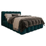 POLSTERBETT Bettkasten Petrol 140/200 cm  - Petrol/Schwarz, Trend, Kunststoff/Textil (140/200cm) - Esposa